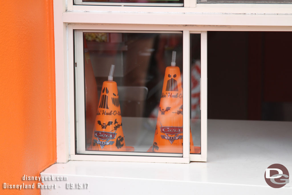 Traffic Cone sippers now have Haul-O-Ween stickers