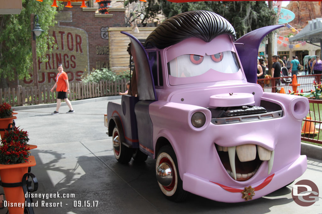 Van-pire Mater was at the Cozy Cone.