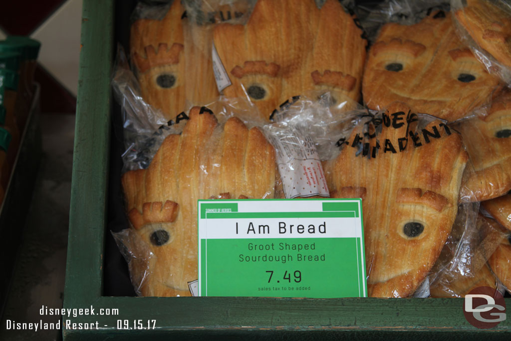 Groot Bread was still available.