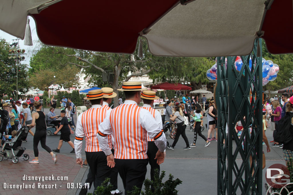 The Dapper Dans with their Halloween costumes.