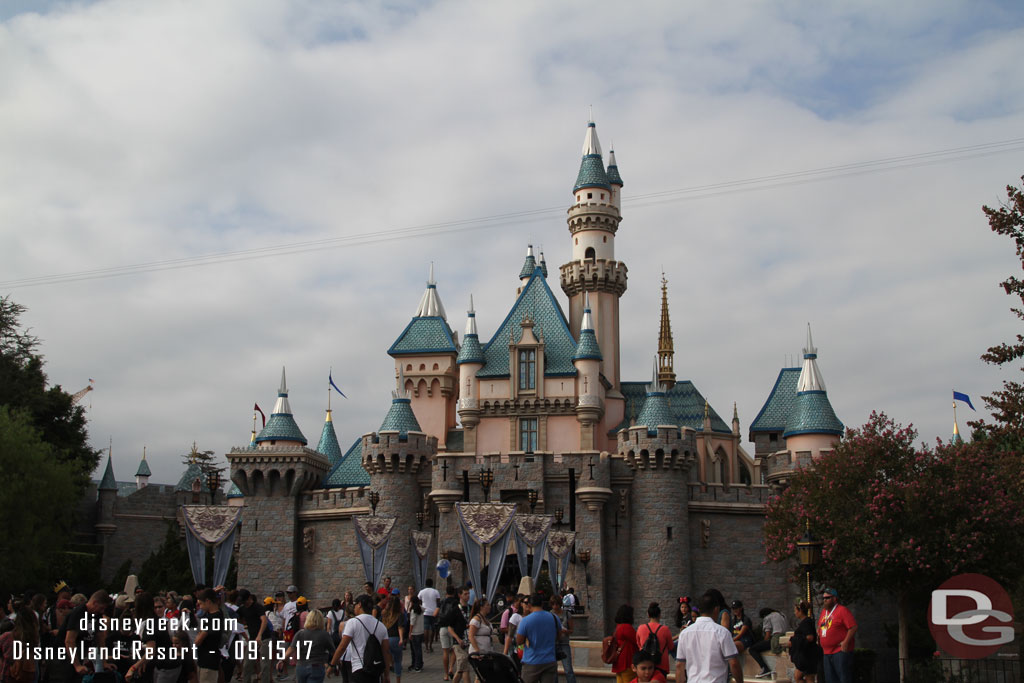 Passing by Sleeping Beauty Castle.