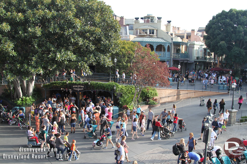 New Orleans Square this evening.