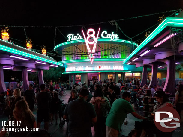 The line for Flo's stretched to Route 66.