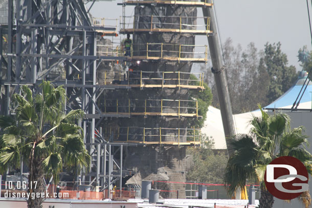 Notice the worker near the top to give you an idea of scale.. and remember this is on top of a large show building.