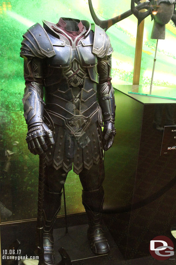 Costume worn by Karl Urban as Skurge (and his axe)