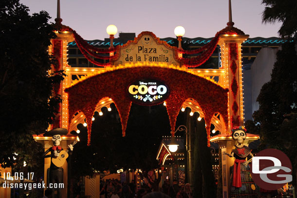 Then out to  Paradise Gardens for a Musical Celebration of Coco