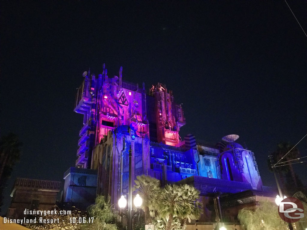 Guardians of the Galaxy: Monsters After Dark was posted at a 2 hour wait this evening.