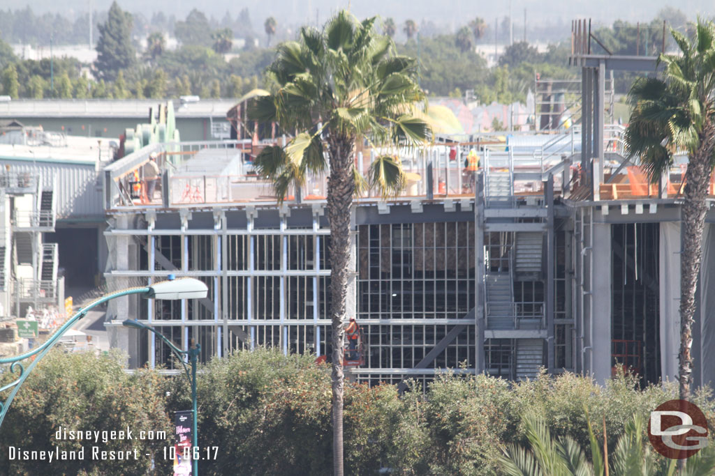 The Millennium Falcon show building.