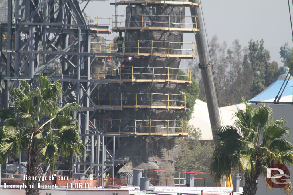 Notice the worker near the top to give you an idea of scale.. and remember this is on top of a large show building.