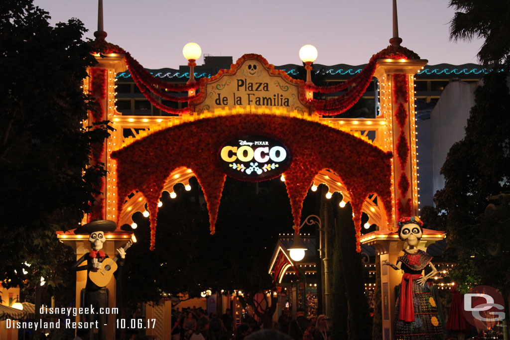 Then out to  Paradise Gardens for a Musical Celebration of Coco