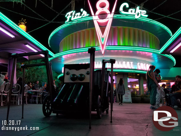 To conclude a look at the Spider Car at Flo's.