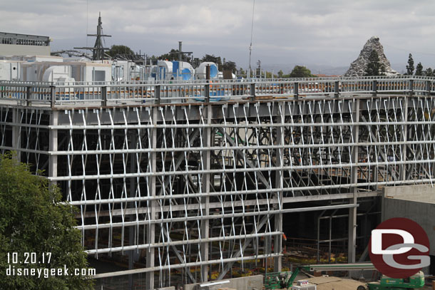 The preparations for the exterior wall look to be nearly complete on this side of the building.