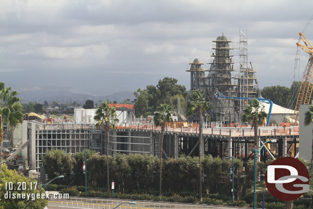 The Millennium Falcon show building.