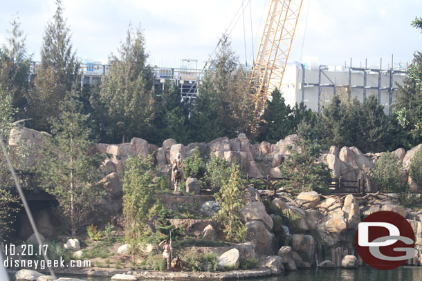 A look at the Star Wars: Galaxy's Edge from the top deck of the Mark Twain.