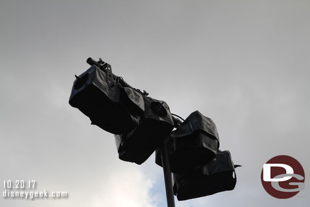 Snow Machines have been installed in preparations for the Christmas season.