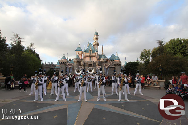 The Disneyland Band performing in front of Sleeping Beauty Castle.  This set was not listed in the Times Guide