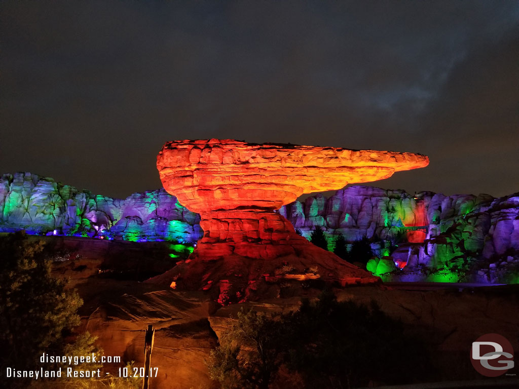 Ornament Valley this evening.