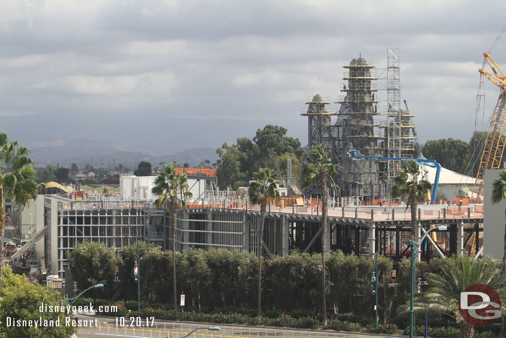 The Millennium Falcon show building.