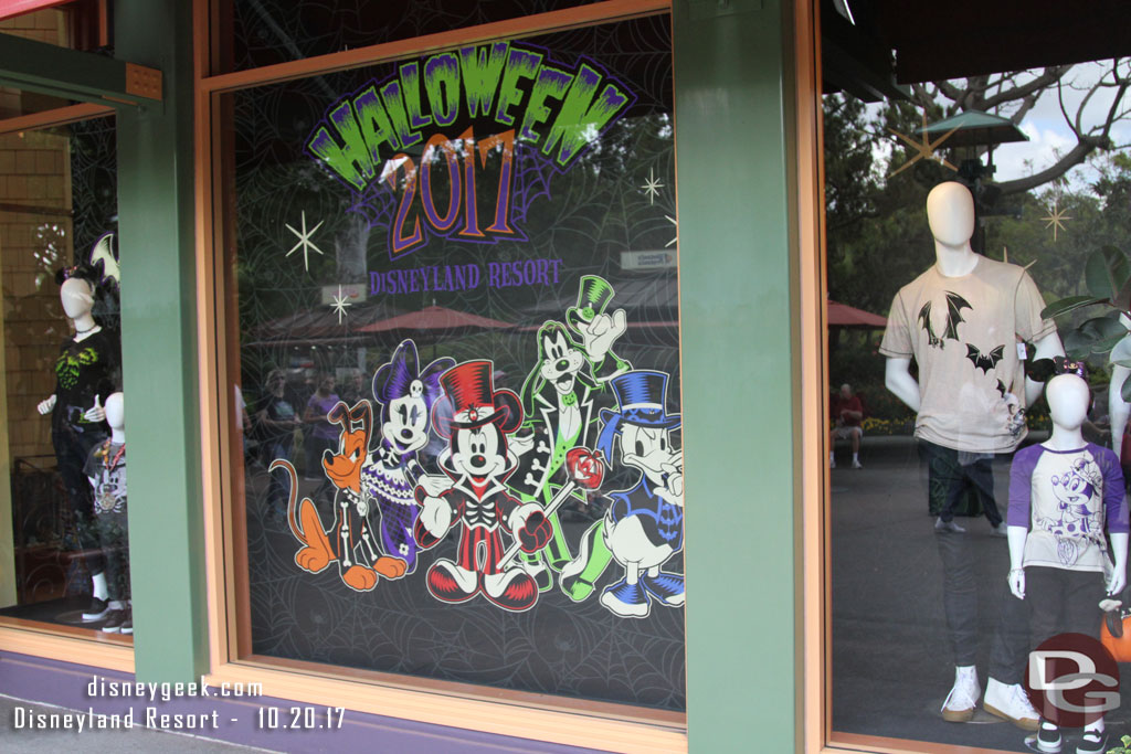 The World of Disney Halloween window.