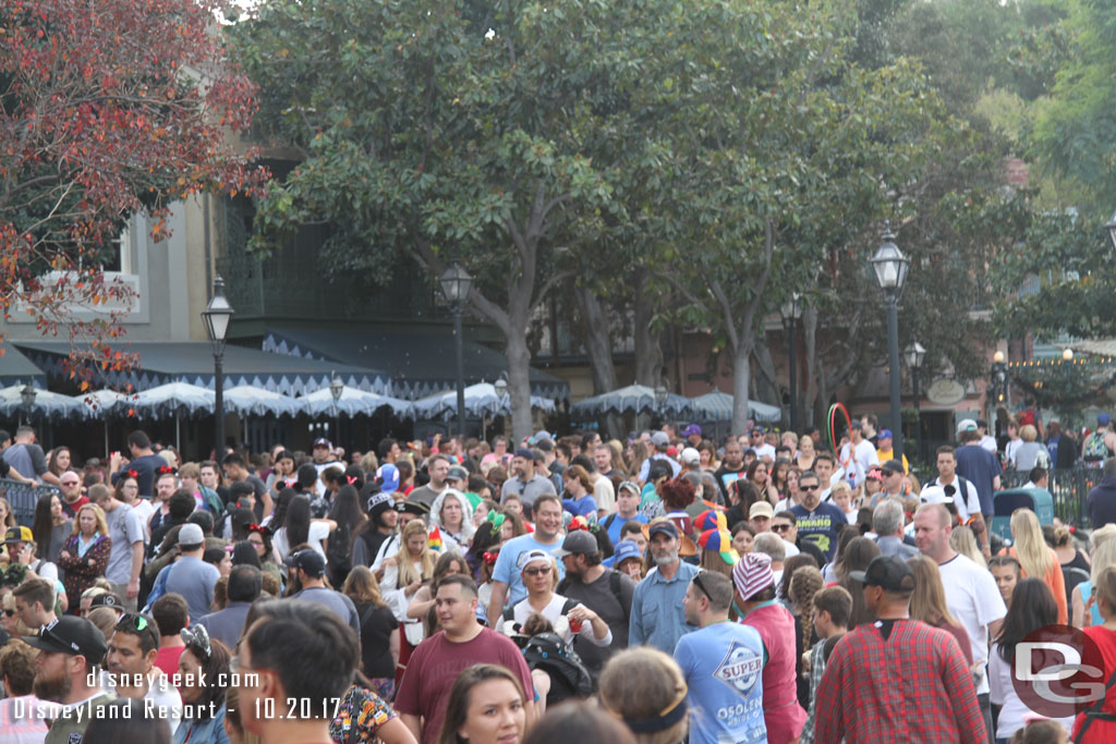 New Orleans Square was getting more busy as the began to set.