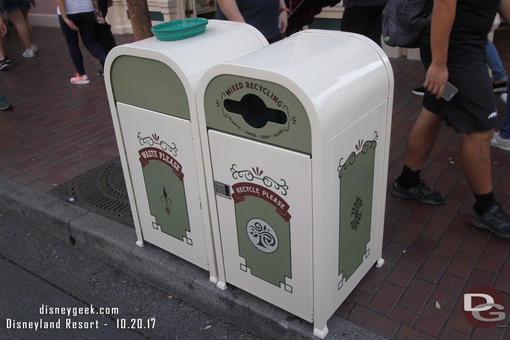 New recycling bins on Main Street