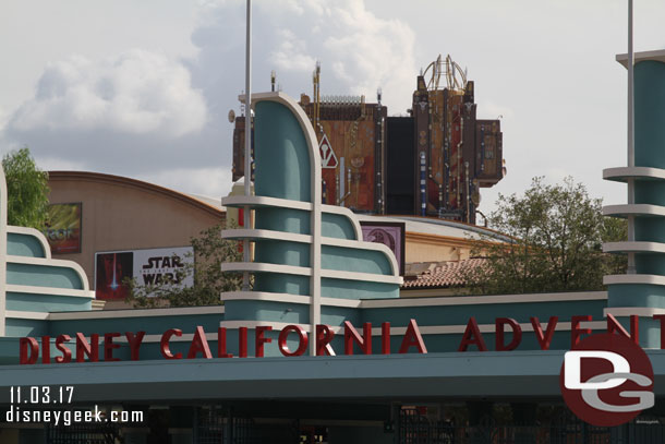 The Halloween decorations are gone from the entrance areas.