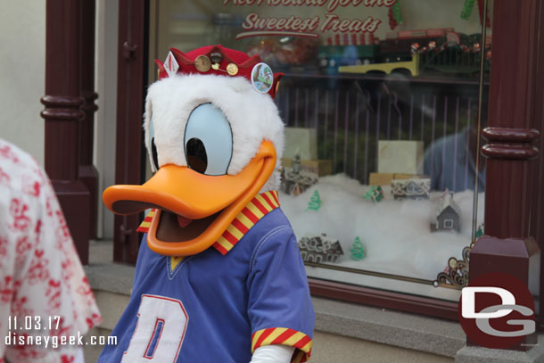 Donald on Buena Vista Street