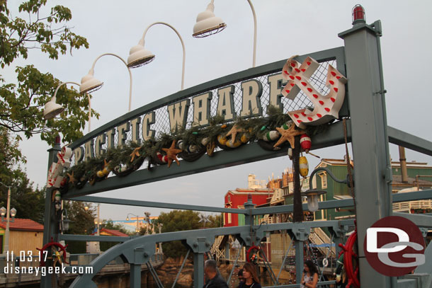 Pacific Wharf decorations