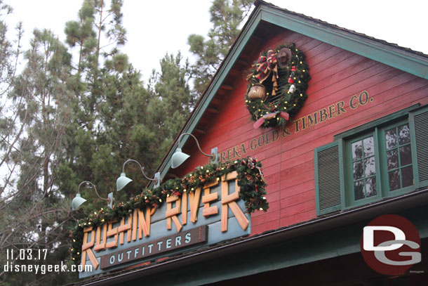 Grizzly Recreation Area decorations are up.