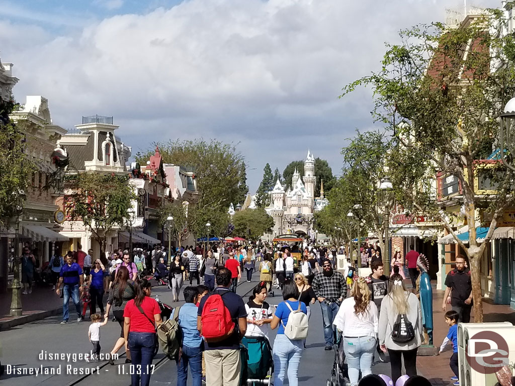 Main Street USA this afternoon