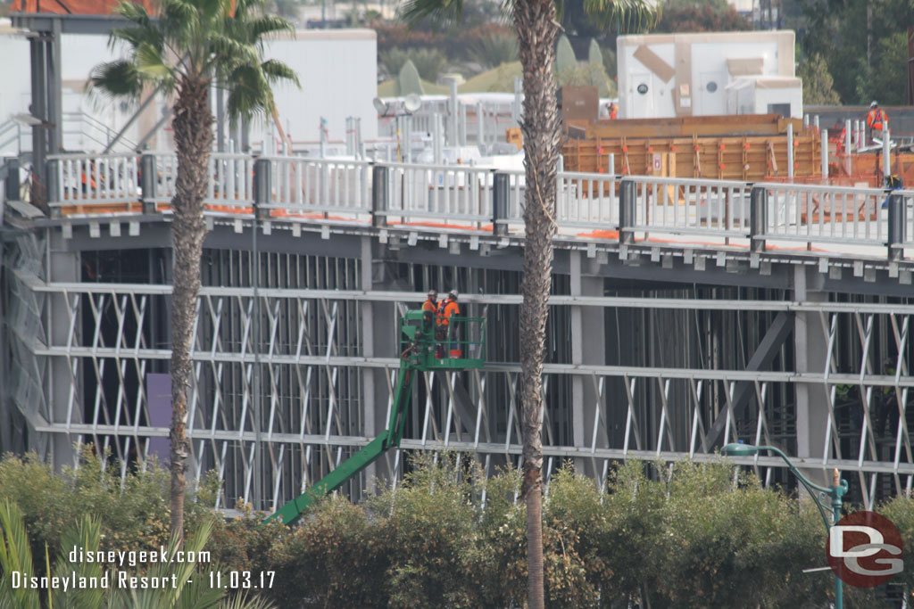 Preparing the Millennium Falcon building for the exterior wall.