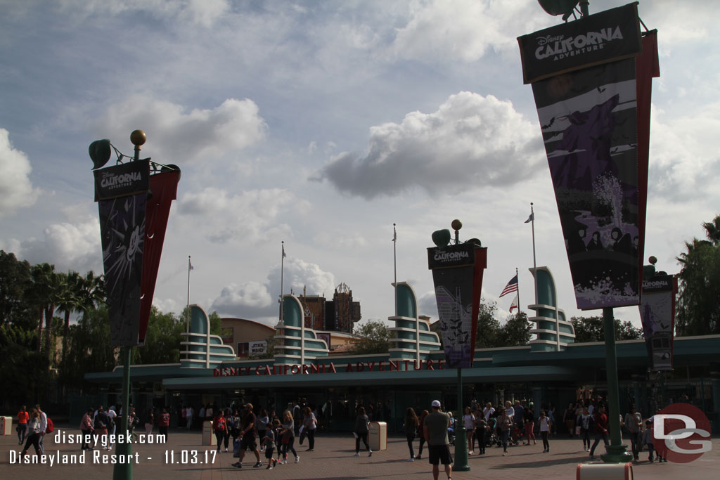 The Esplanade banners have not been changed yet.