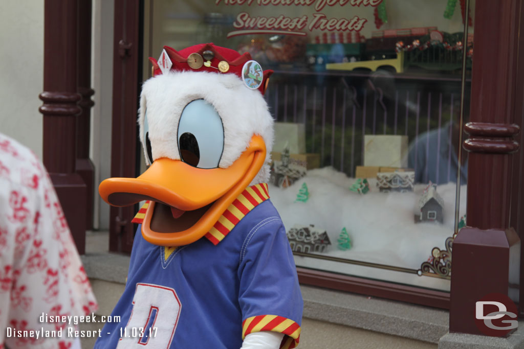 Donald on Buena Vista Street