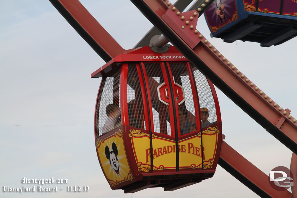 The Fun Wheel will receive a new Pixar theme as part of Pixar Pier this winter.  It closes in January.