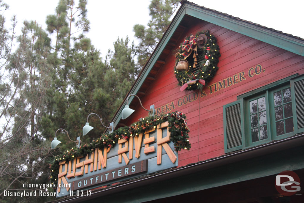 Grizzly Recreation Area decorations are up.