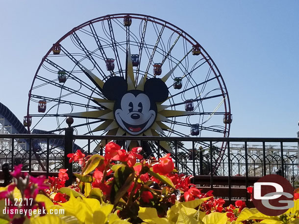 Paradise Pier this afternoon.