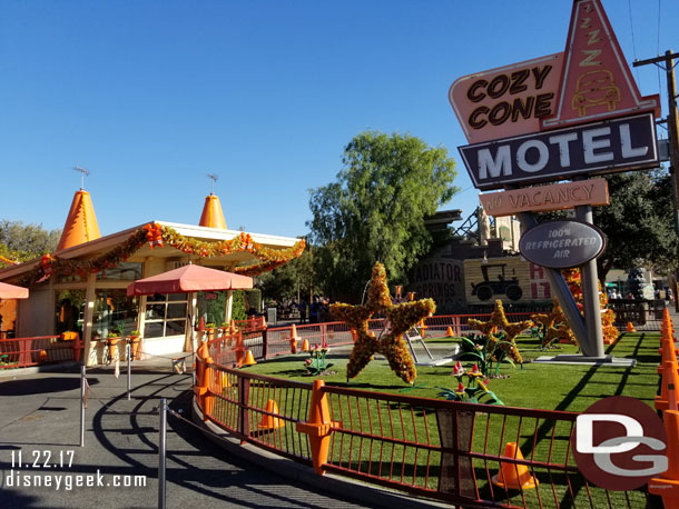 The Cozy Cone had no one at it when I first walked by.