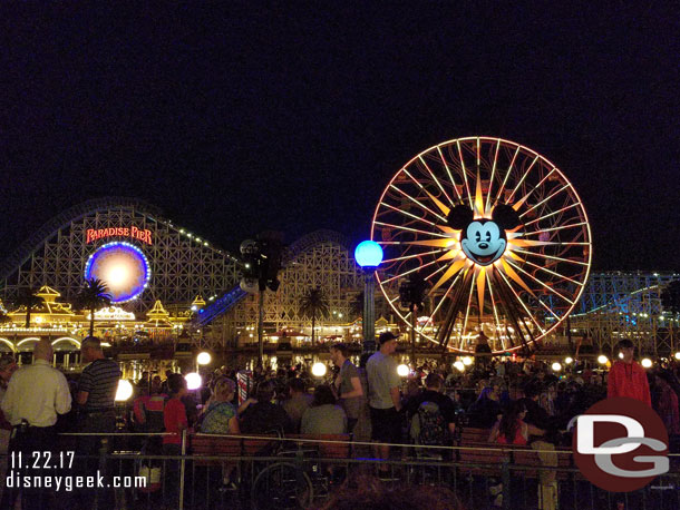 Back to DCA to close out my visit with World of Color - Season of Light.