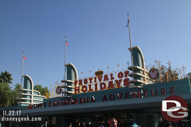 First stop Disney California Adventure