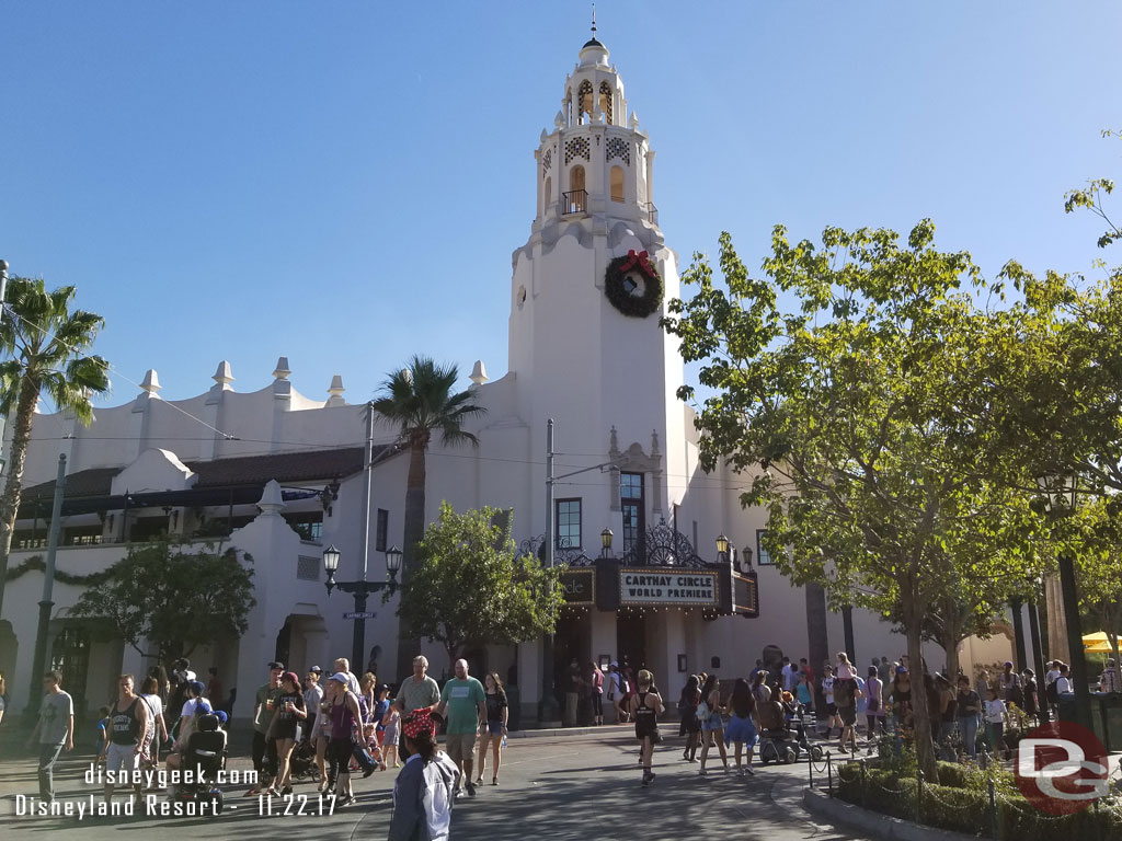 Carthay Circle this afternoon