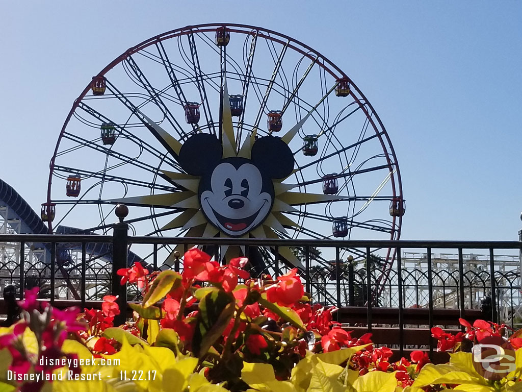 Paradise Pier this afternoon.