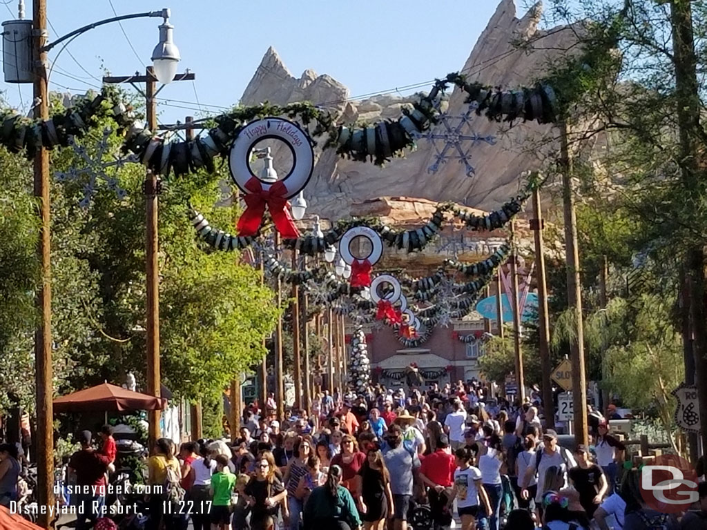 Route 66 in Cars Land this afternoon