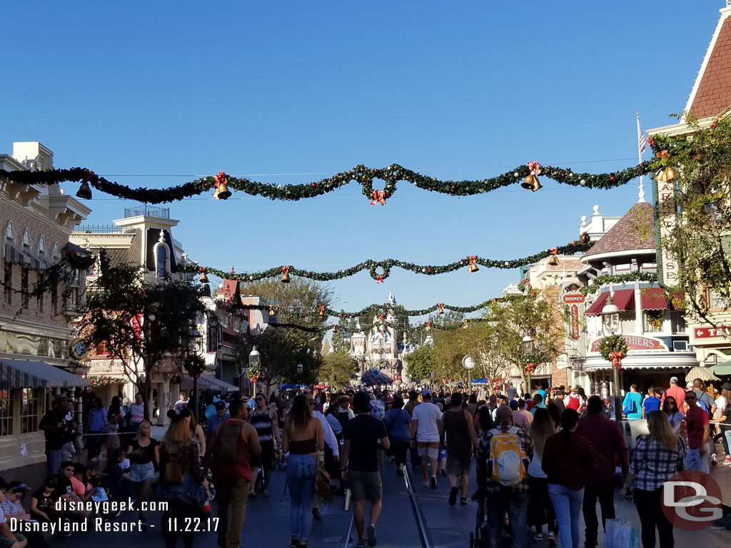 Main Street USA this afternoon