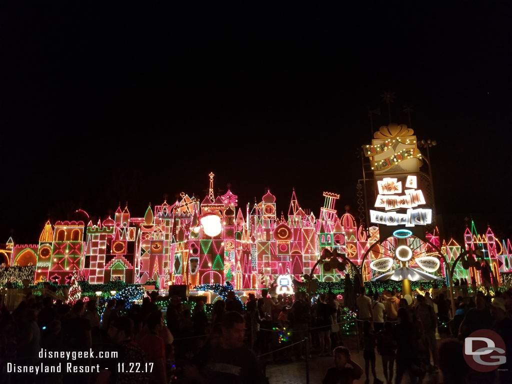 Small World Holiday lights.