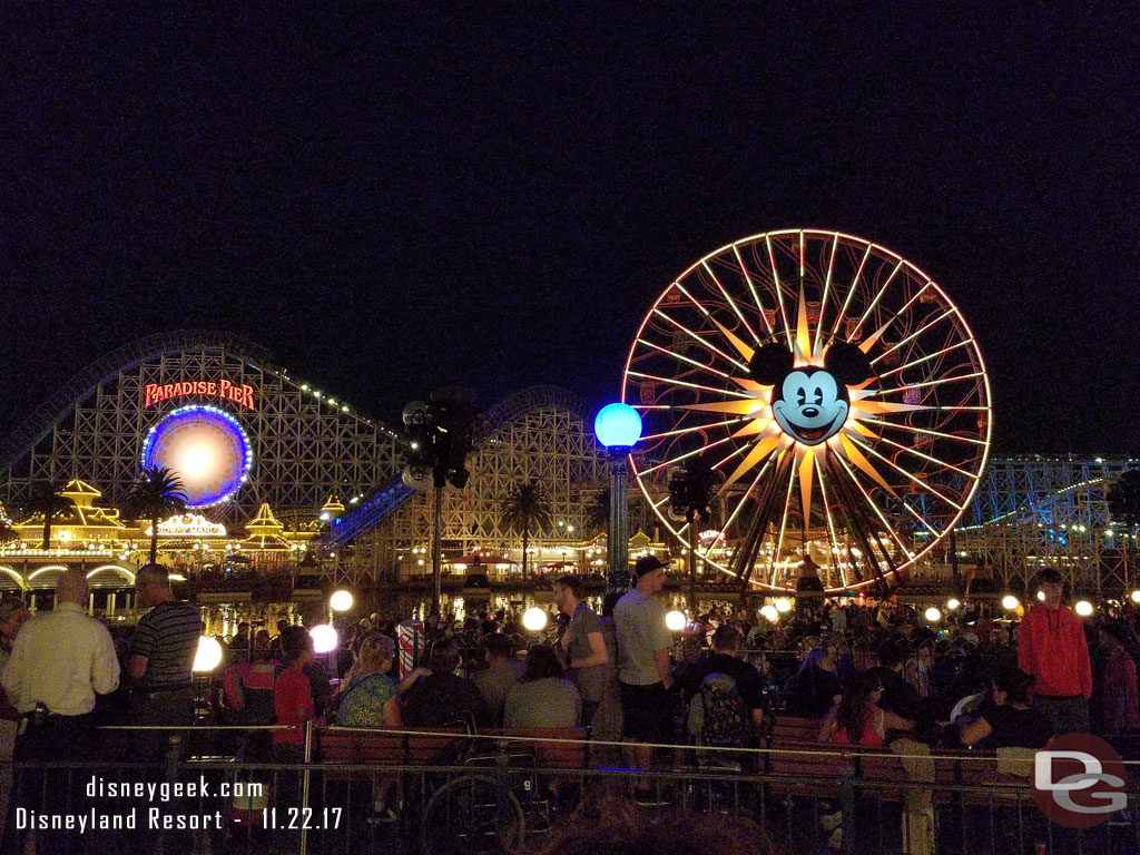 Back to DCA to close out my visit with World of Color - Season of Light.