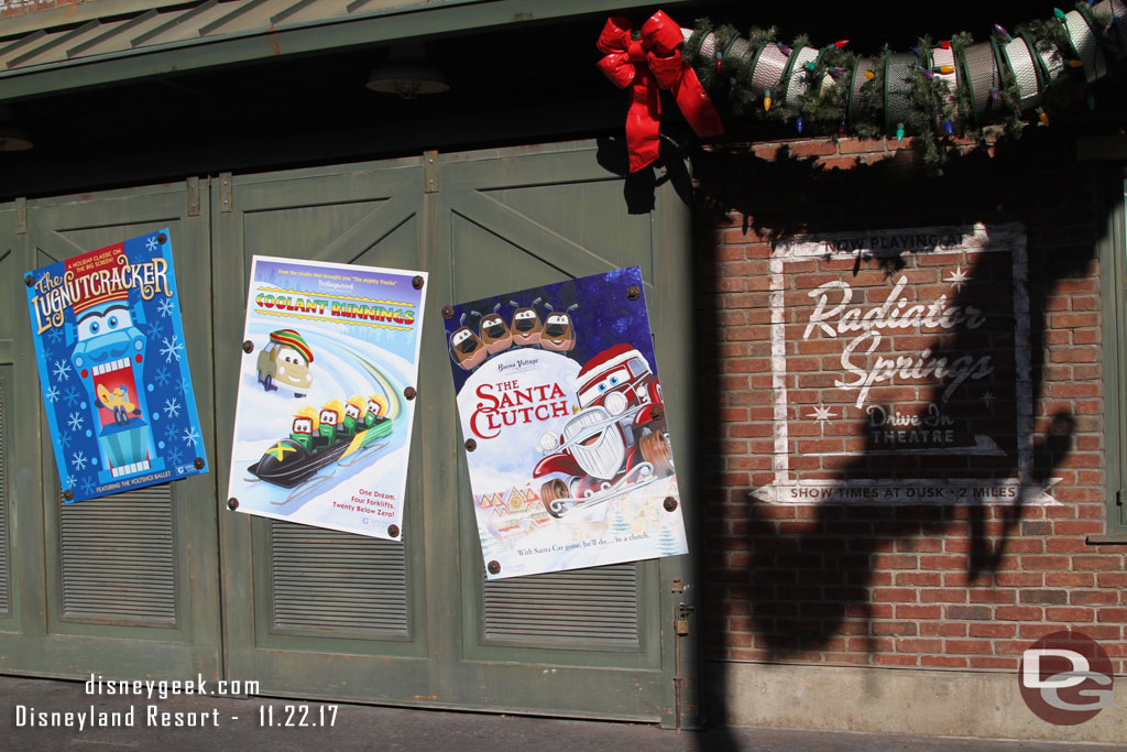 Radiator Springs Drive In Theatre Posters