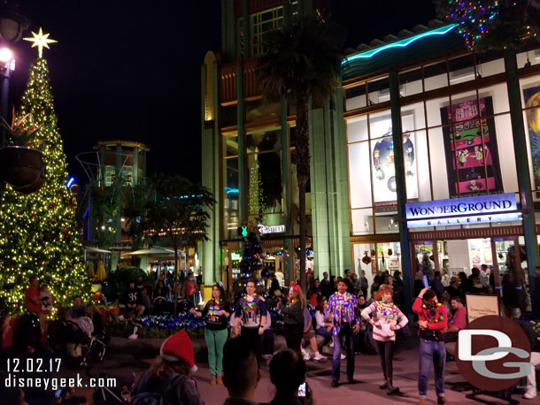 Caught some of a Holiday Harmony performance in Downtown Disney.