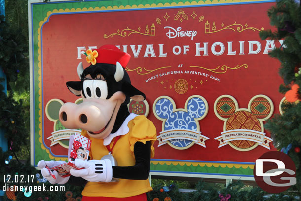 Clarabelle out for pictures as part of Festival of Holidays