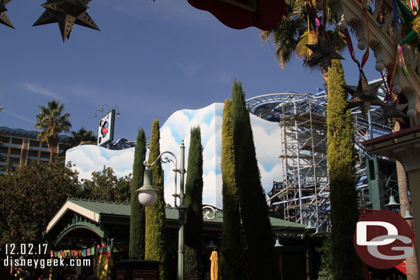 Scaffolding has been removed from Goofy's Sky School.