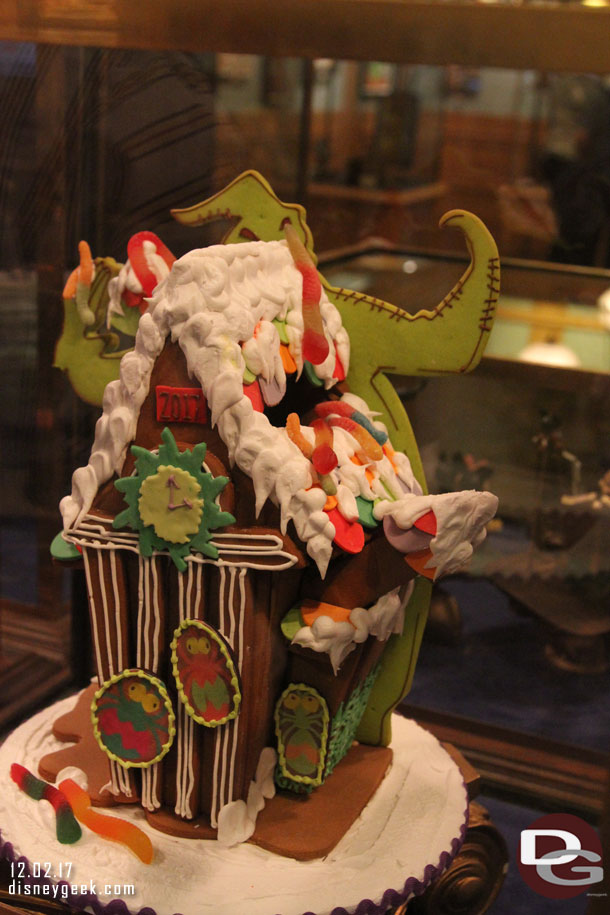 Haunted Mansion Holiday gingerbread house for sale.